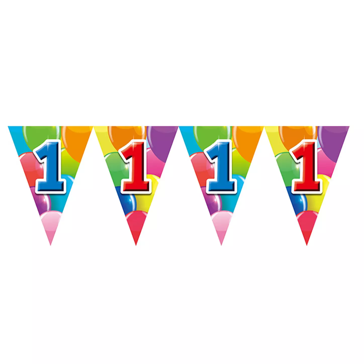 Flaggbanner 1 år 10 meter (20x30cm)