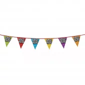25 år shimmer flaggbanner 8m