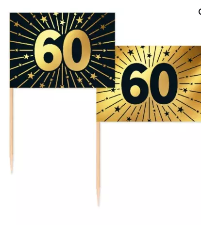 Party picks golden celebration 60 år 50 stk