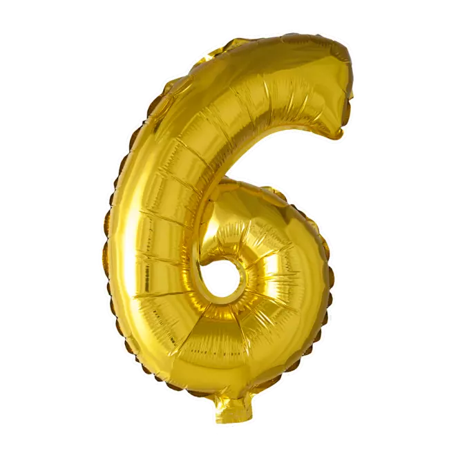 Tallballong 6- gull 41 cm