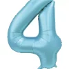 Tallballong 4 satin light blue 86 cm