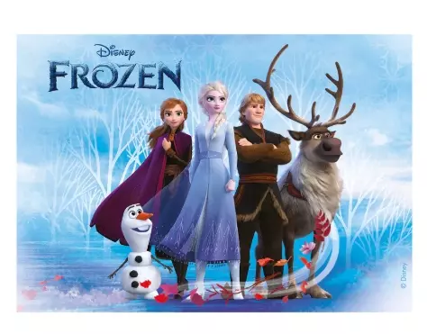 Kakebilde Wafer Frozen 14,8x21cm