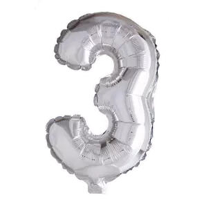 Tallballong 3- sølv 41 cm