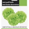 Mini Pompom limegrønn 3pk (23cm)