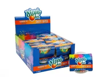 DIPPIN’ DOTS TAFFY BITES CUP 60g