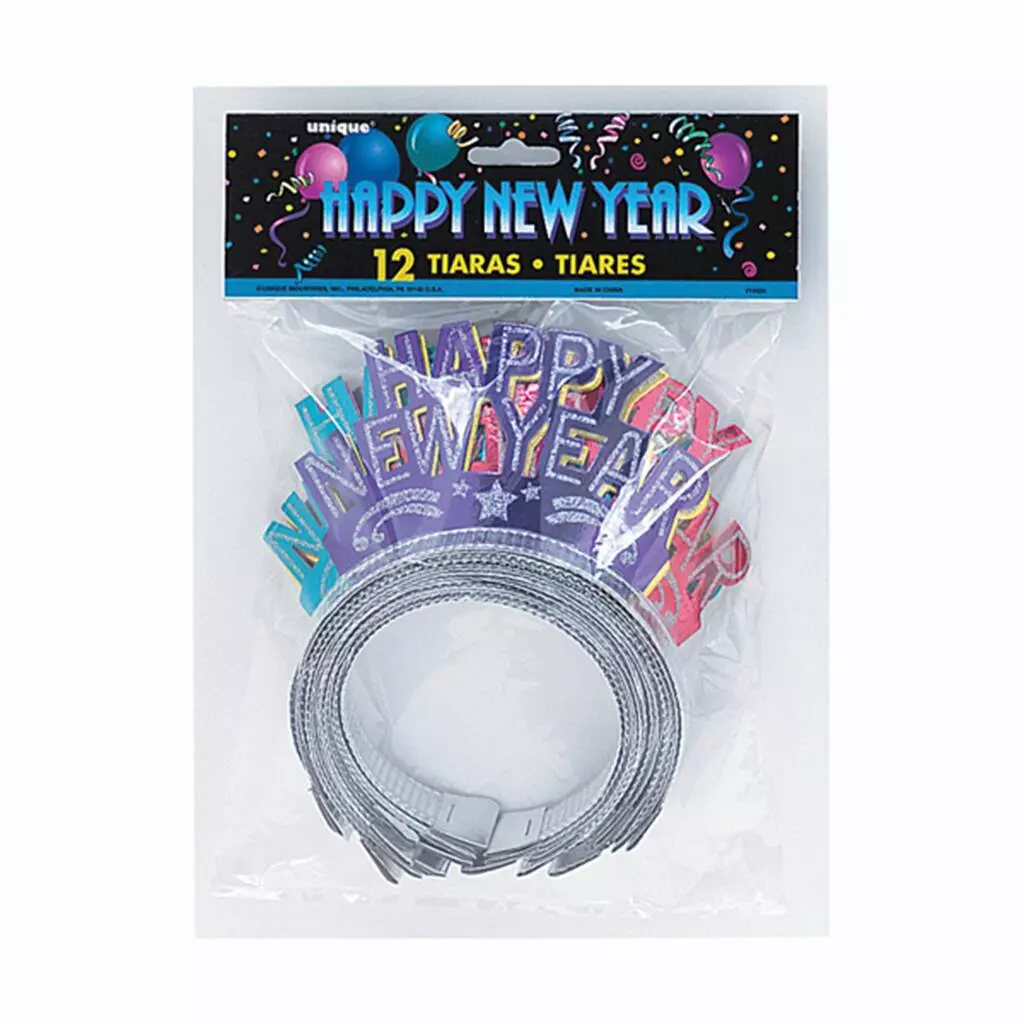 Nyttårs tiaraer 12pk