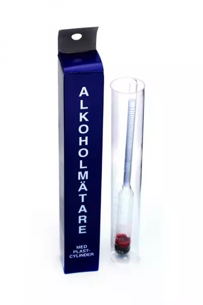 Alkoholmåler med plastsylinder