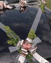 Wedding metallic car deco kit