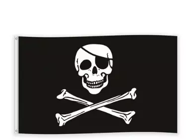 Piratflagg 90x150 cm