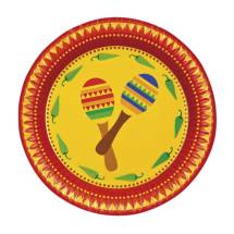 Fiesta tex mex fat 23 cm 6 pk