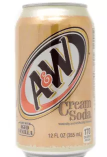 A&W Cream Soda can 355ml