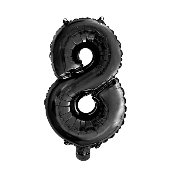 Tallballong 8- svart 41 cm