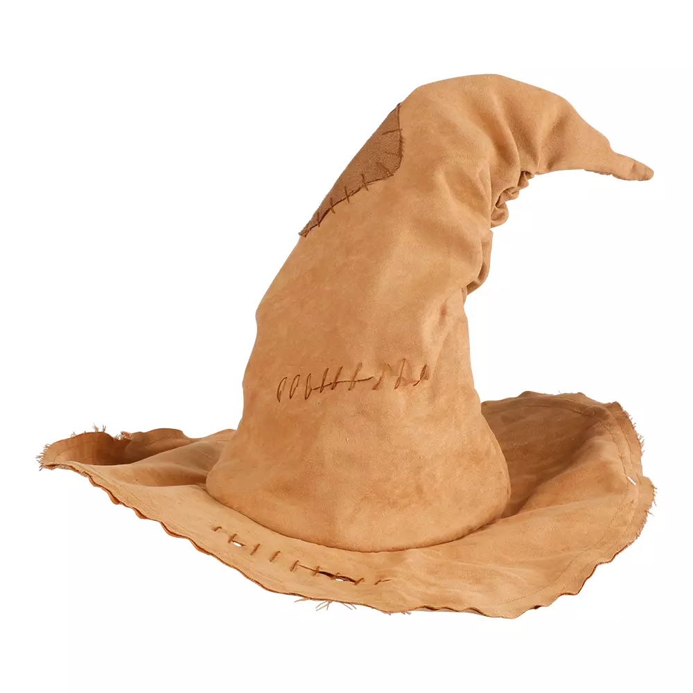 Heksehatt/trollmannshatt brun voksen