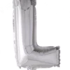 Bokstavballong- L sølv 41 cm