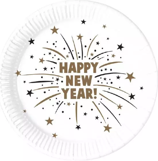 Nyttårsfat 23cm 8pk