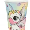 Princess unicorn pappkopper 10pk
