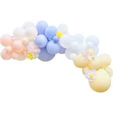 Blomstret Pastel Ballonbue Kit 60