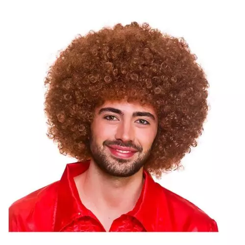 Giant afro brun