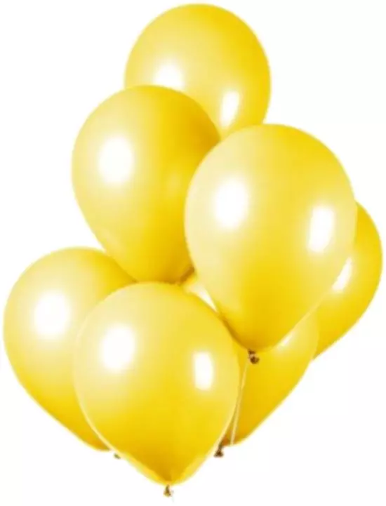 Gule ballonger 10 pk