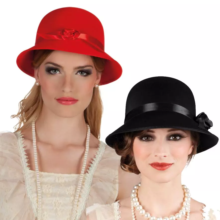 Charlestonhatt svart