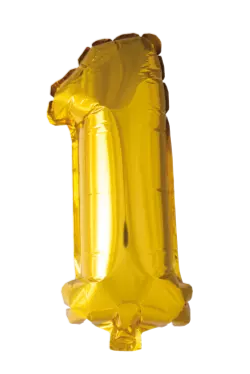 Tallballong 1- gull 41 cm