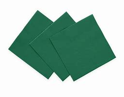Servietter mørkegrønn 33x33cm 20 pk