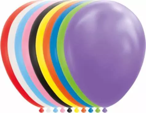 10 pk ballonger mixed colors