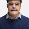 Old guy moustache & eyebrows