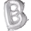 Bokstavballong- B sølv 41 cm