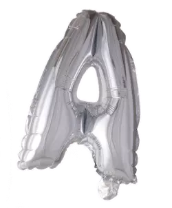 Bokstavballong- A sølv 41 cm