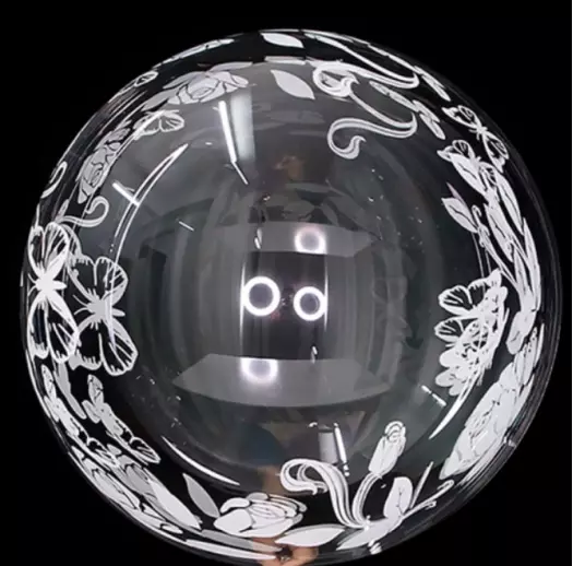 Bubble ballong butterfly 45cm