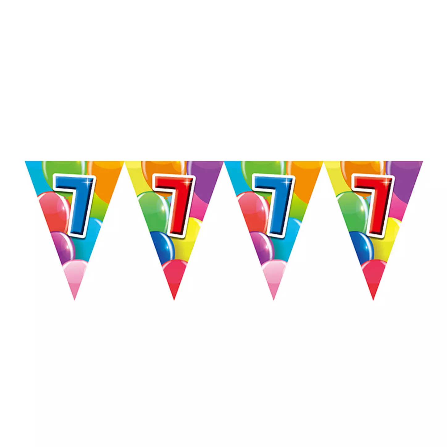 Flaggbanner 7 år 10 meter (20x30cm)