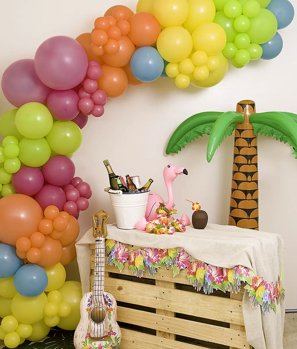 Balloon arch kit hawaiian 3-3,5m
