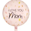 I love you mom pink folieballong