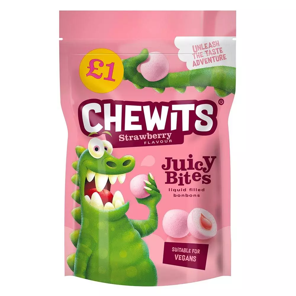Chewits strawberry juicy bites 115g