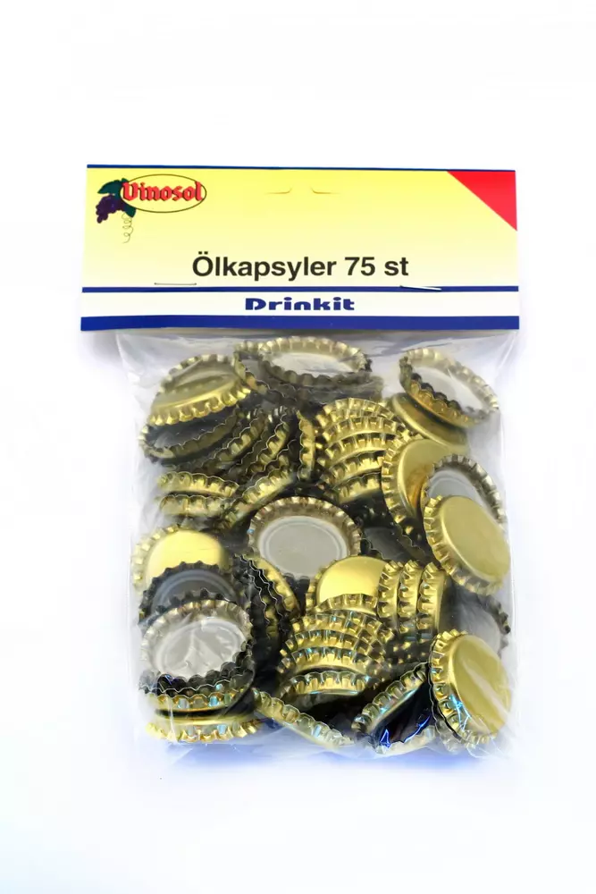 Ølkapsler 75pk. assorterte farger