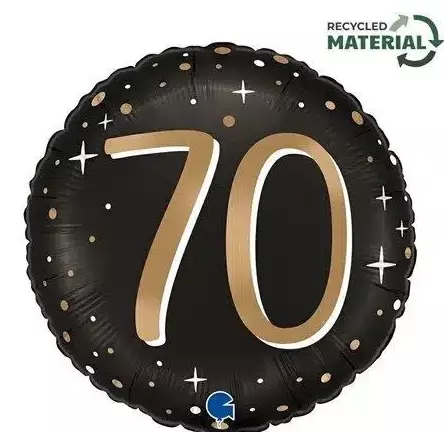 Sparkling 70 folieballong 46cm