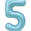Tallballong 5 satin light blue 86 cm
