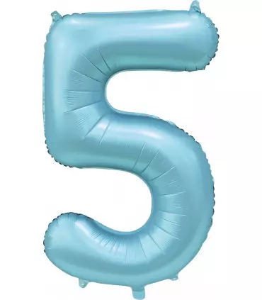 Tallballong 5 satin light blue 86 cm