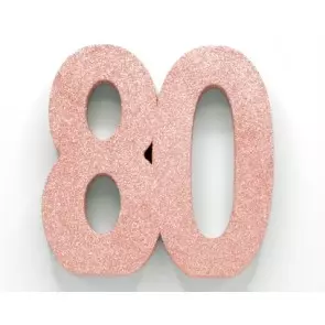 Borddekorasjon 80 rosegull