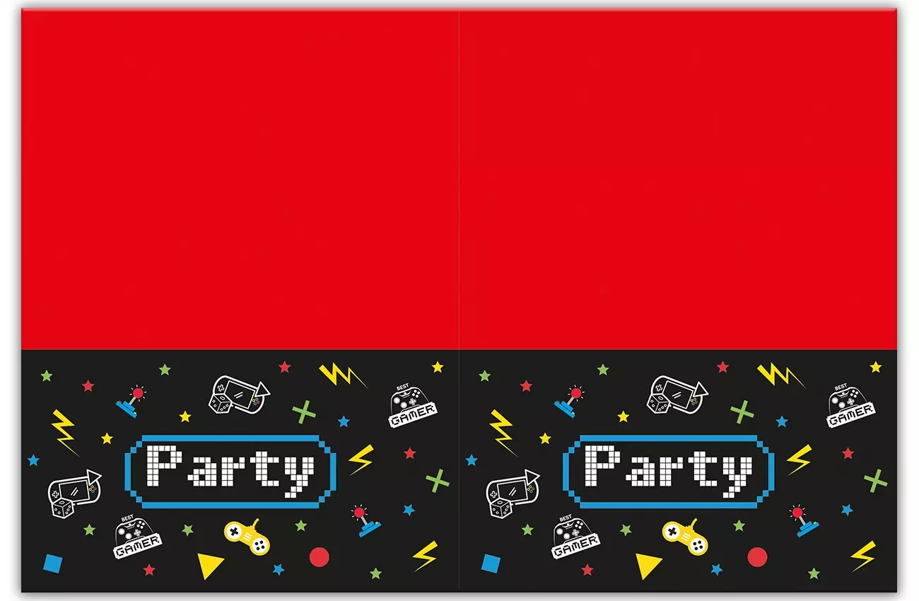 Gaming party plastduk 120x180 cm