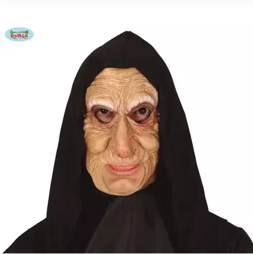 Old lady maske med svart hette