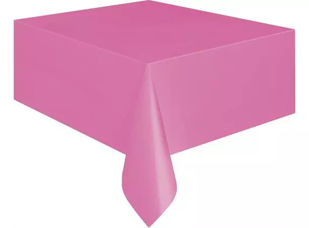 Plastduk mørk rosa 137x274cm
