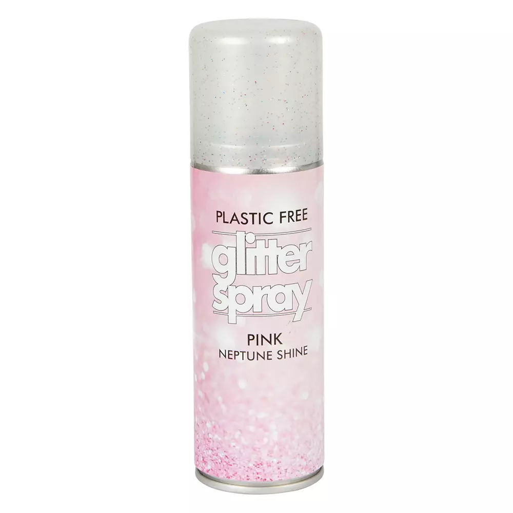 Glitter hårspray rosa