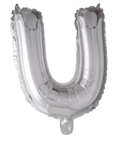 Bokstavballong- U sølv 41 cm