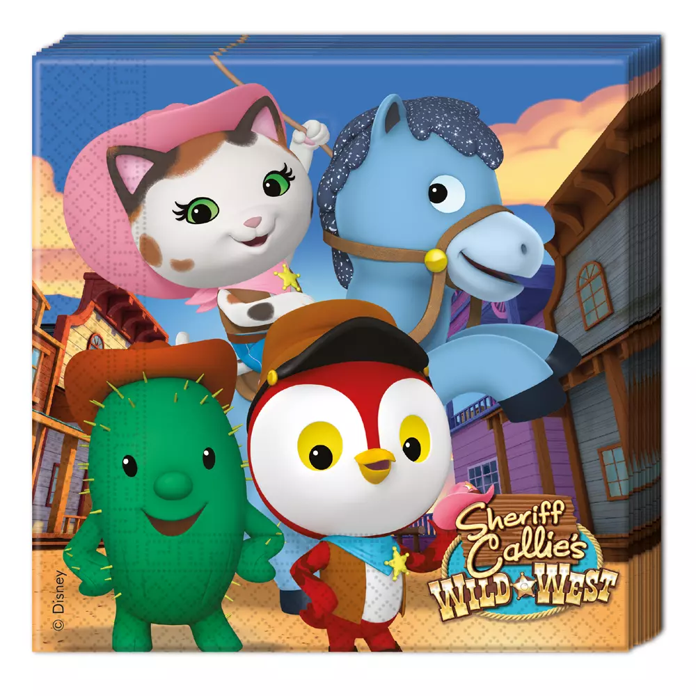 Sheriff callie servietter 20pk