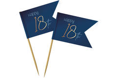 Picks elegant blue 18 36pk