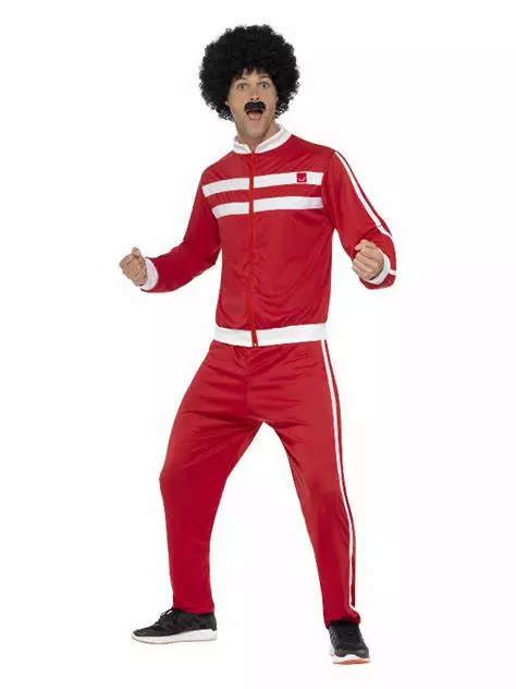 Scouser tracksuit rød M