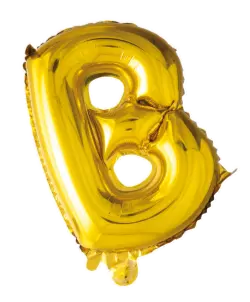 Bokstavballong- B gull 41 cm