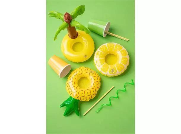 Flytende drikkeholder ananas